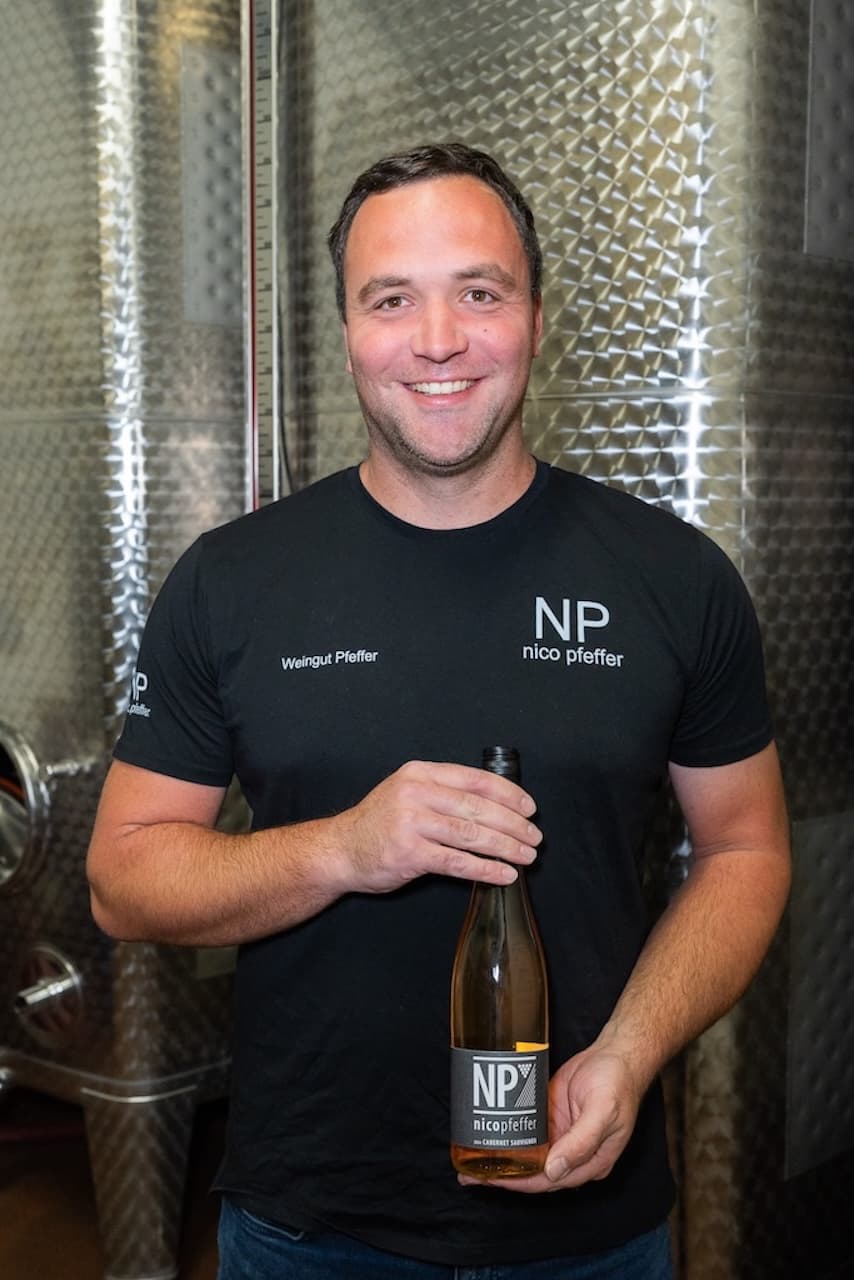 Nico Pfeffer im Keller